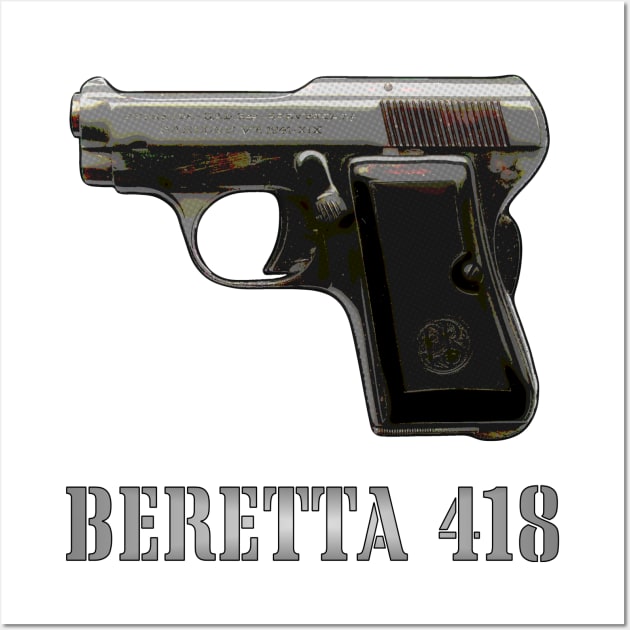 Beretta 418 Wall Art by Spy Style